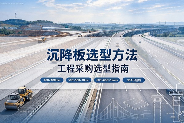 陆河沉降板选择方法