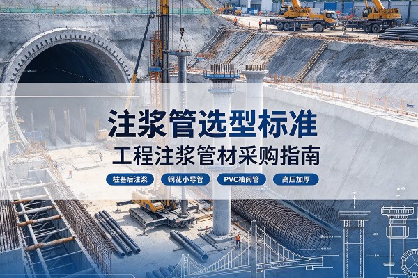 陆河注浆管选型标准