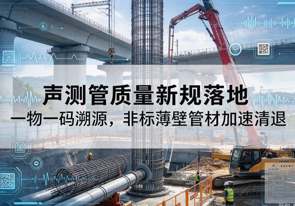 陆河声测管质量新规落地，一物一码溯源，非标薄壁管材加速清退