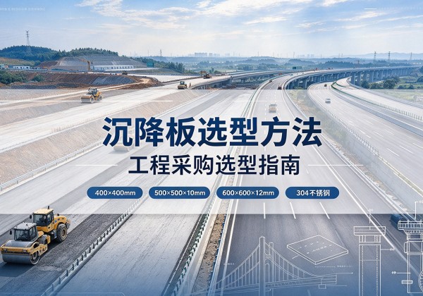 陆河沉降板选择方法